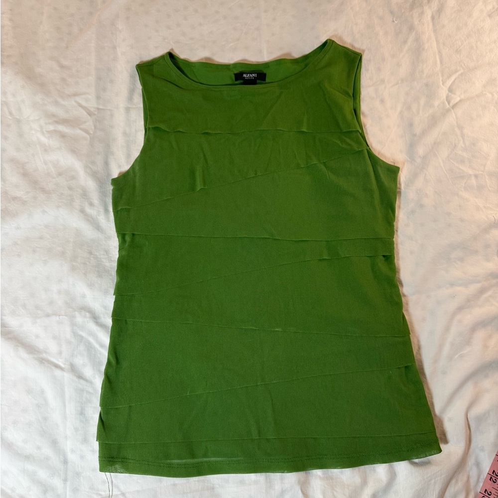 Alfani Vibrant Green Tank Top